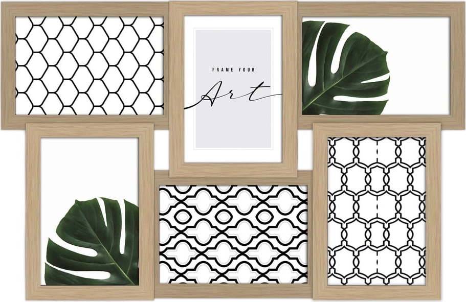 Rámeček na zeď v přírodní barvě 44x27 cm Beech – knor knor