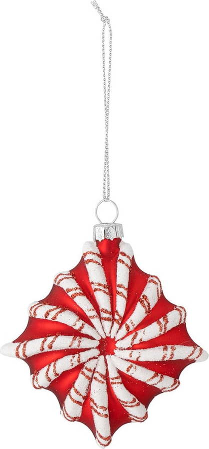 Skleněná vánoční ozdoba 9 cm Candy – Bloomingville Bloomingville