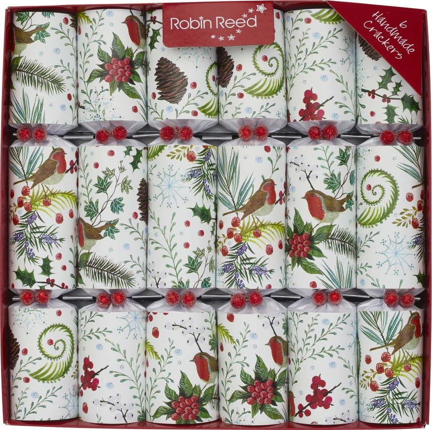 Vánoční crackery v sadě 6 ks Festive Foliage – Robin Reed Robin Reed