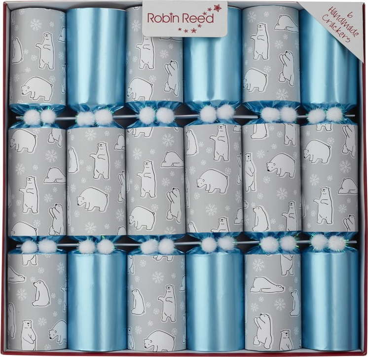 Vánoční crackery v sadě 6 ks Polar Bear – Robin Reed Robin Reed