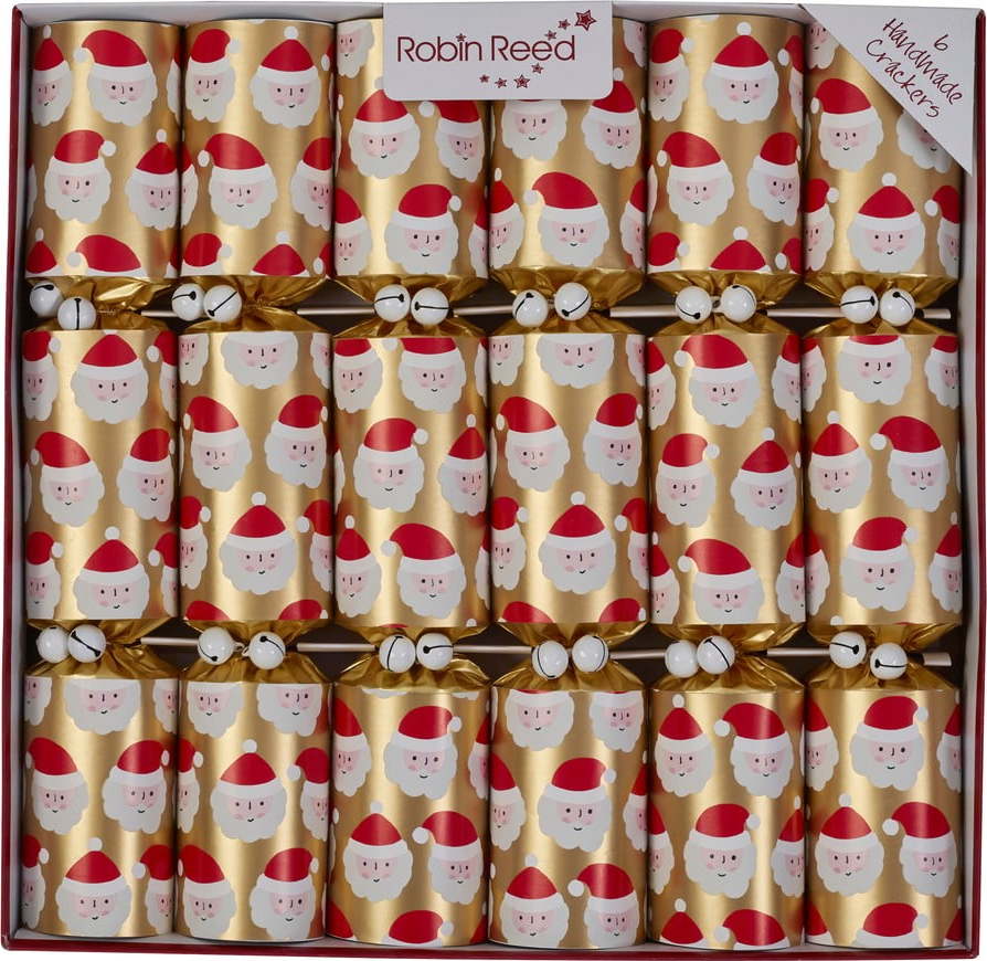 Vánoční crackery v sadě 6 ks Racing Santa – Robin Reed Robin Reed