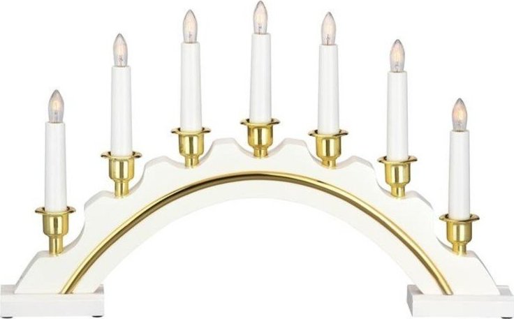 Vánoční světelná dekorace v bílo-zlaté barvě Celine – Markslöjd Markslöjd