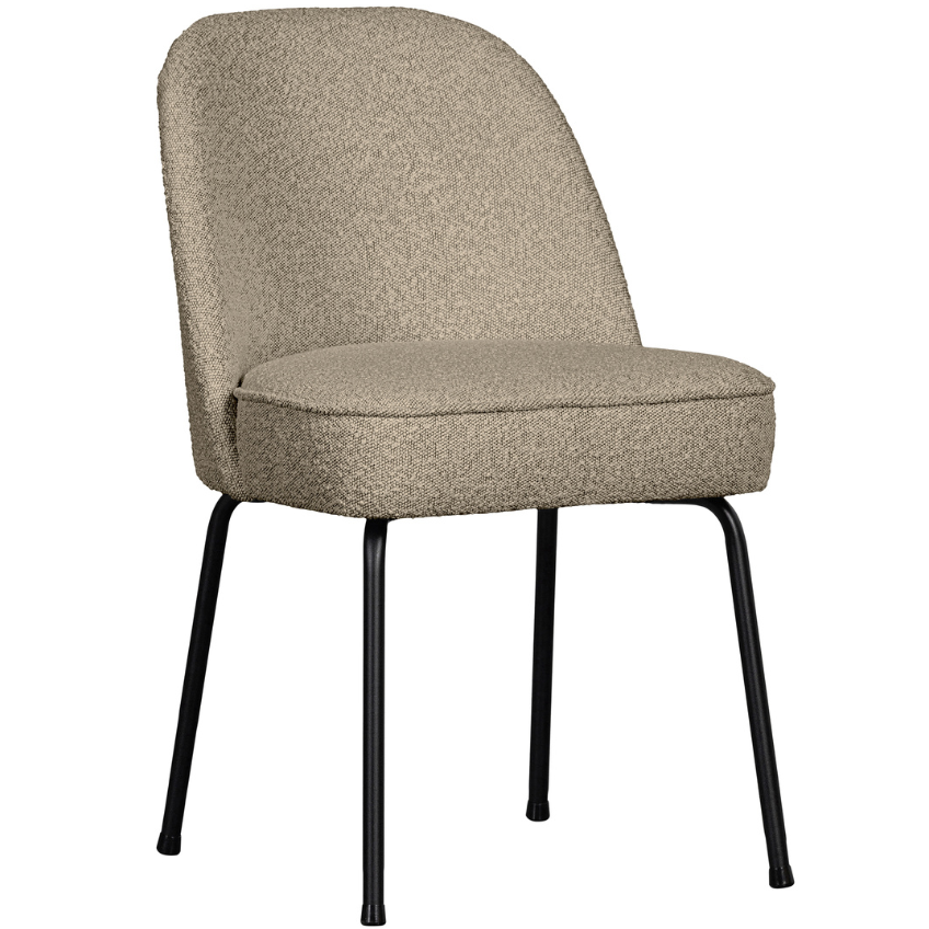 WOOOD Béžová bouclé jídelní židle Tergi WOOOD