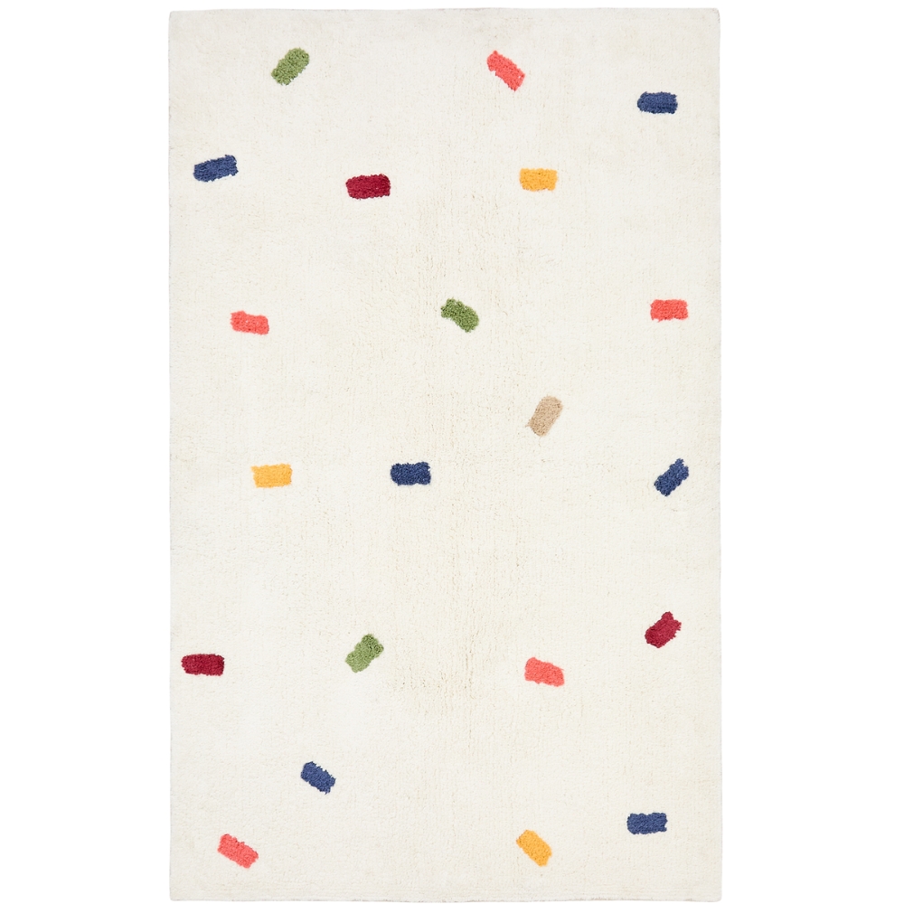 Kave Home Bílý bavlněný koberec Epifania 90 x 150 cm Kave Home