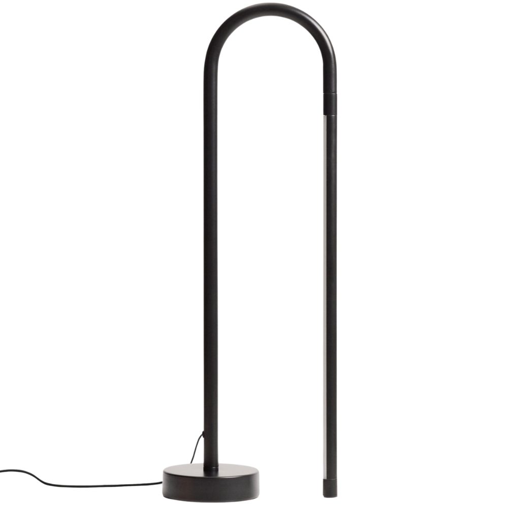 Kave Home Černá kovová stolní LED lampa Bow 60 cm Kave Home