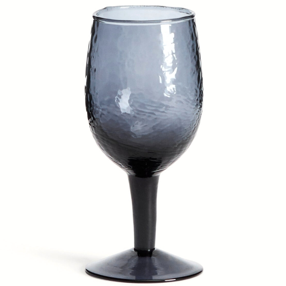 Kave Home Modrá sklenice na víno Sileia Kave Home