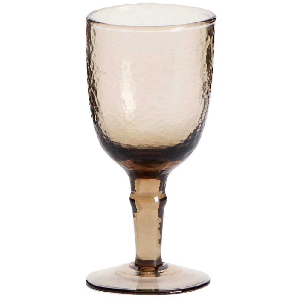 Kave Home Hnědá sklenice na víno Vinea Kave Home