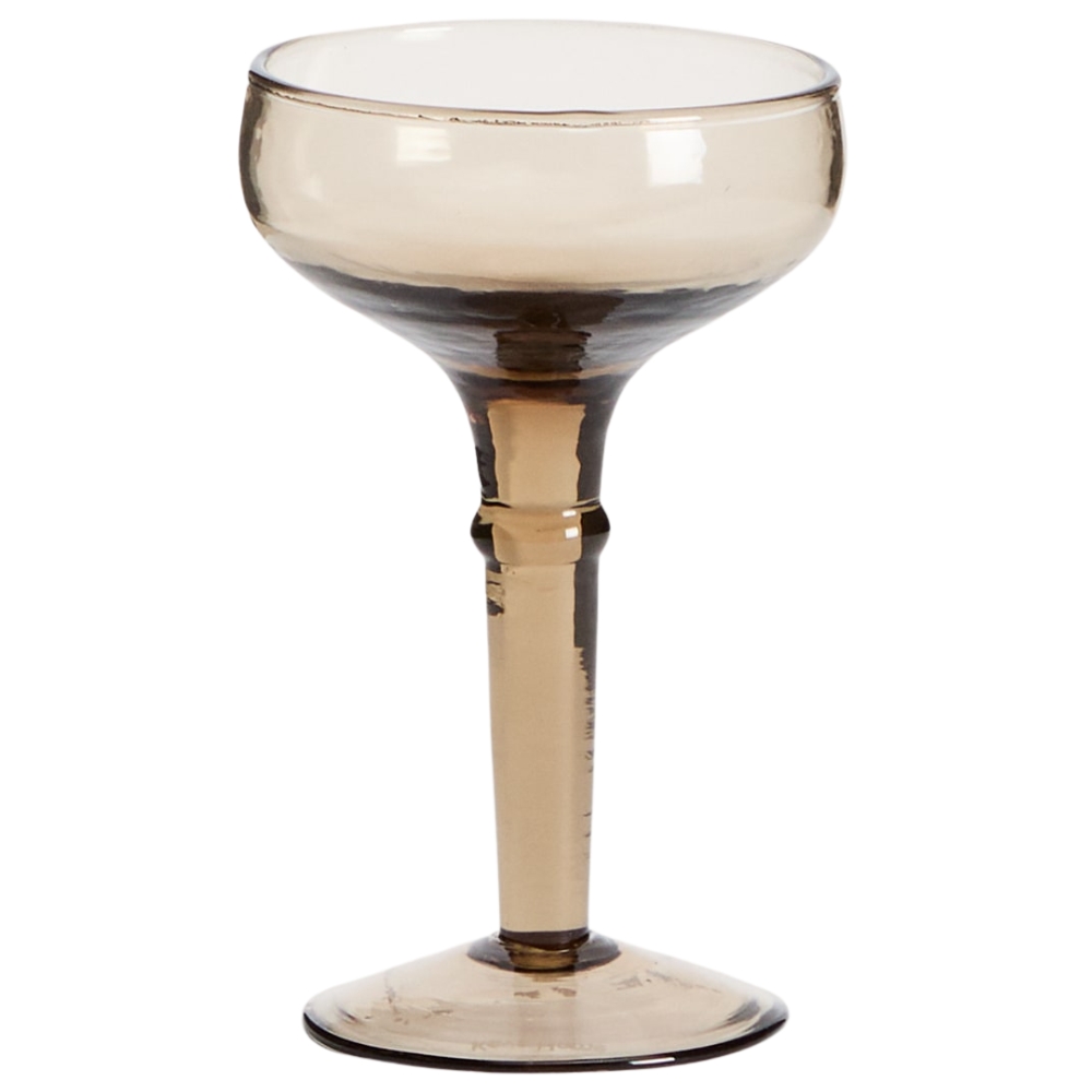 Kave Home Hnědá sklenice na víno Vinea Kave Home