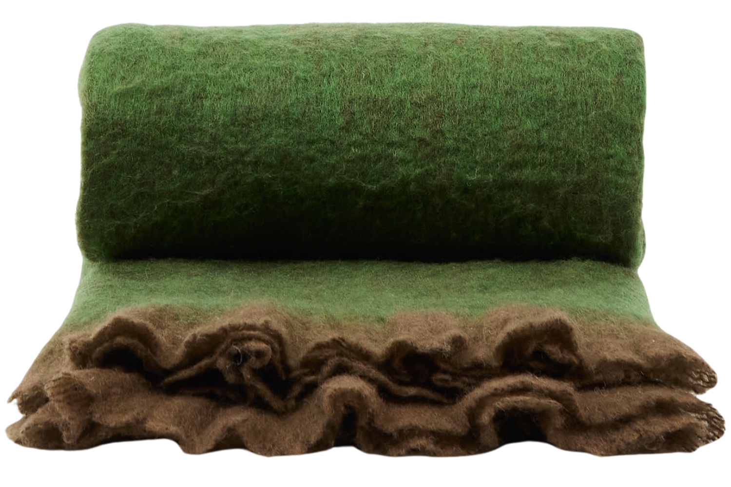 Kave Home Zelený pléd Odelna 170 x 130 cm Kave Home