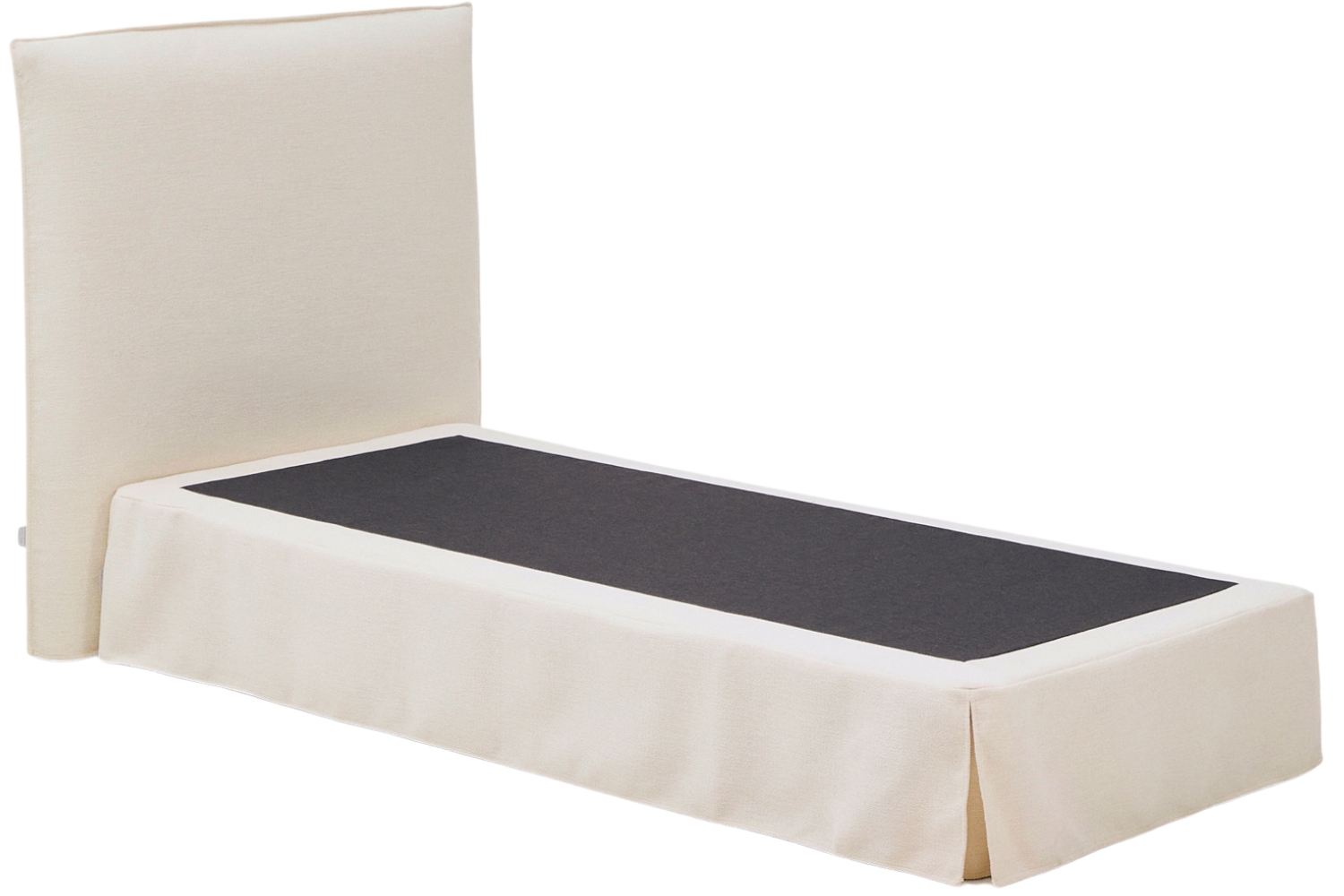 Kave Home Bílá jednolůžková postel Jaira s čelem 90 x 200 cm Kave Home