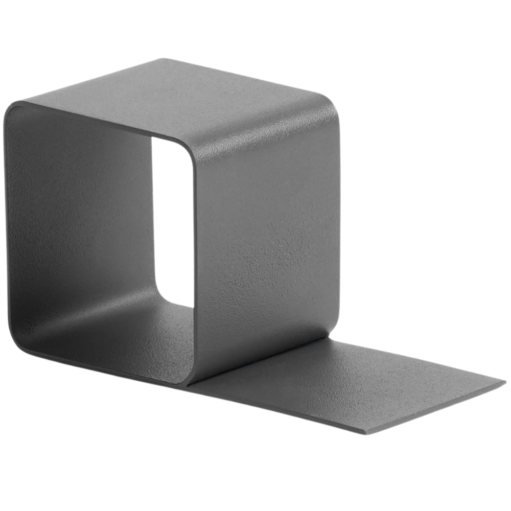 Kave Home Černá kovová zarážka na knihy Mistra 10 cm Kave Home