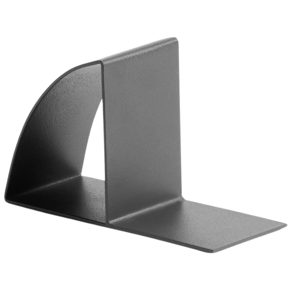 Kave Home Černá kovová zarážka na knihy Mistra 10 cm Kave Home