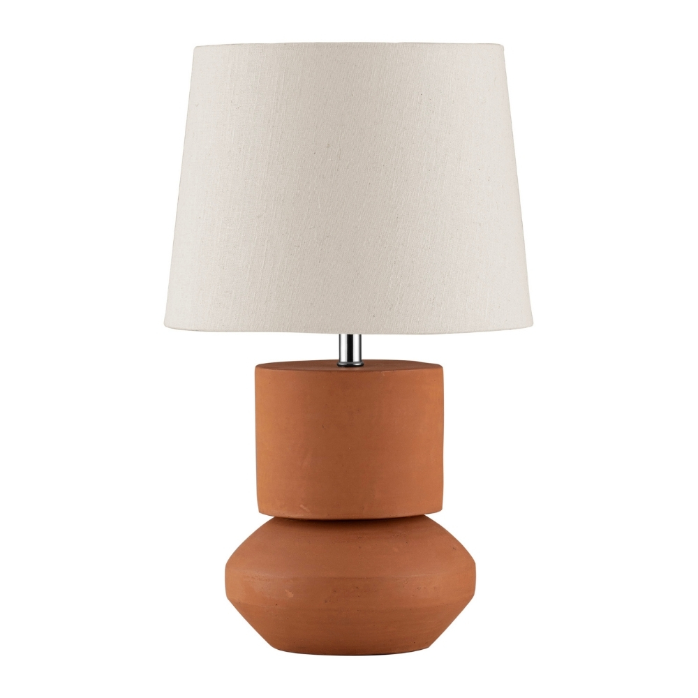 Nova Luce Hnědá keramická stolní lampa Izumi Nova Luce