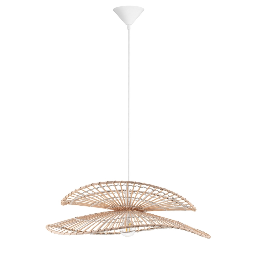 Nova Luce Ratanové závěsné světlo Artic 60 cm Nova Luce