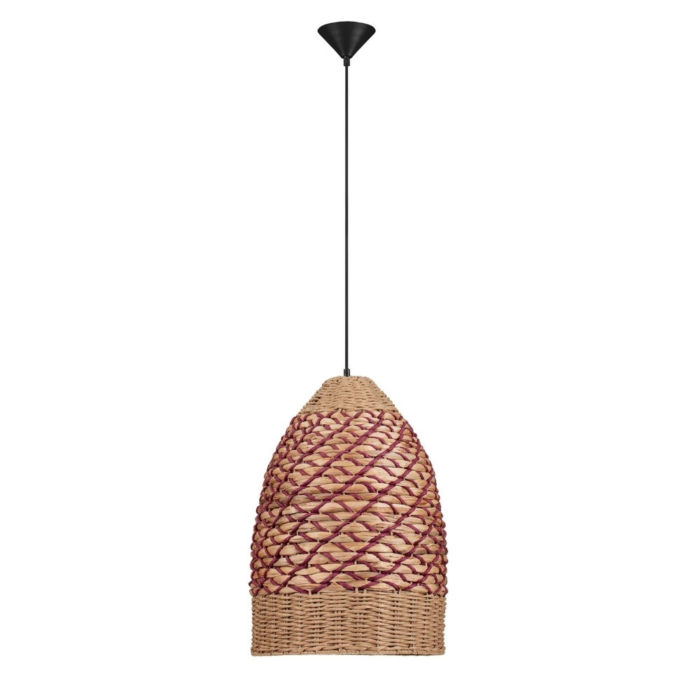 Červené závěsné světlo Nova Luce Mapi 37 cm Nova Luce