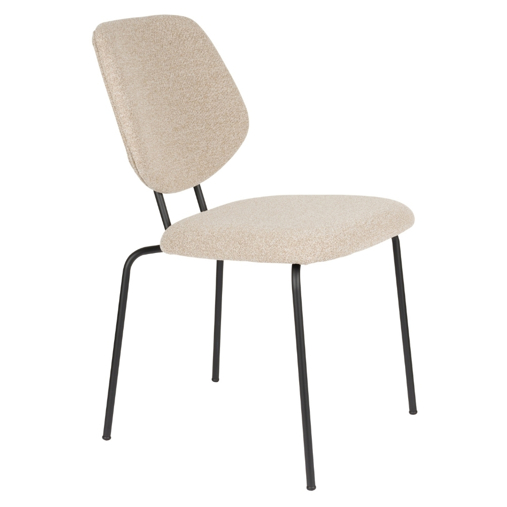 White Label Béžová jídelní židle WLL ZELO White Label