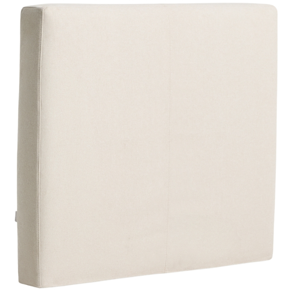 Kave Home Béžové čalouněné čelo k posteli Blok 90 cm Kave Home