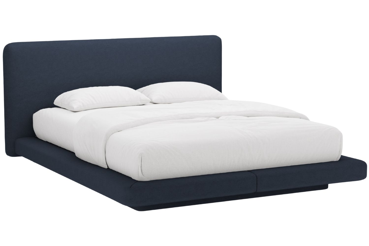 Micadoni Královsky modrá dvoulůžková postel Linea 160 x 200 cm Micadoni