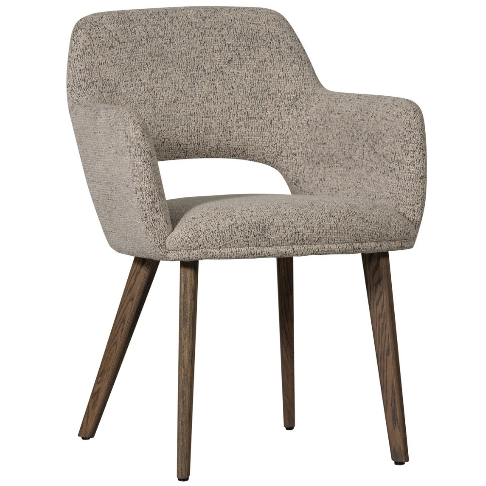 WOOOD Béžová čalouněná jídelní židle Murat WOOOD