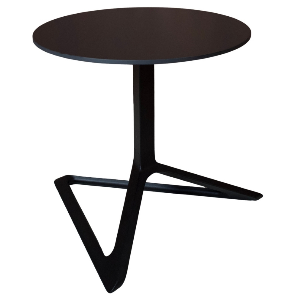 VONDOM Černý stolek DELTA 50 cm se sklápěcí podnoží VONDOM