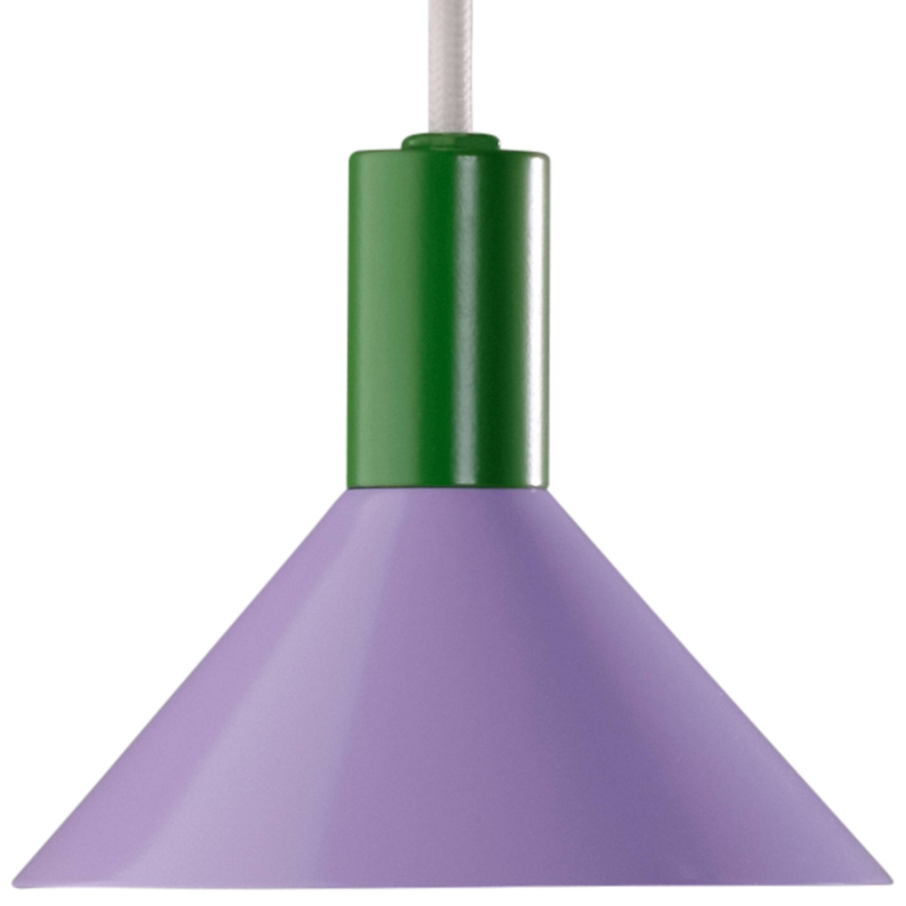 Jotex Zeleno-fialové kovové závěsné světlo MOXY 13 cm Jotex