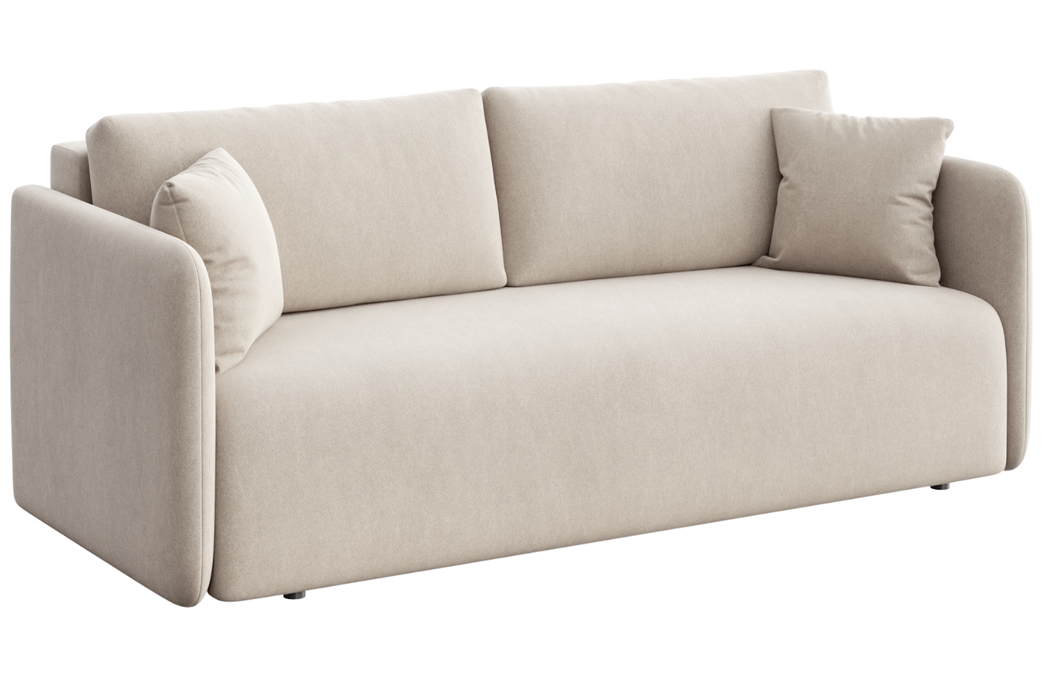 Rodier Světle béžová rozkládací pohovka Chaum 220 cm Rodier