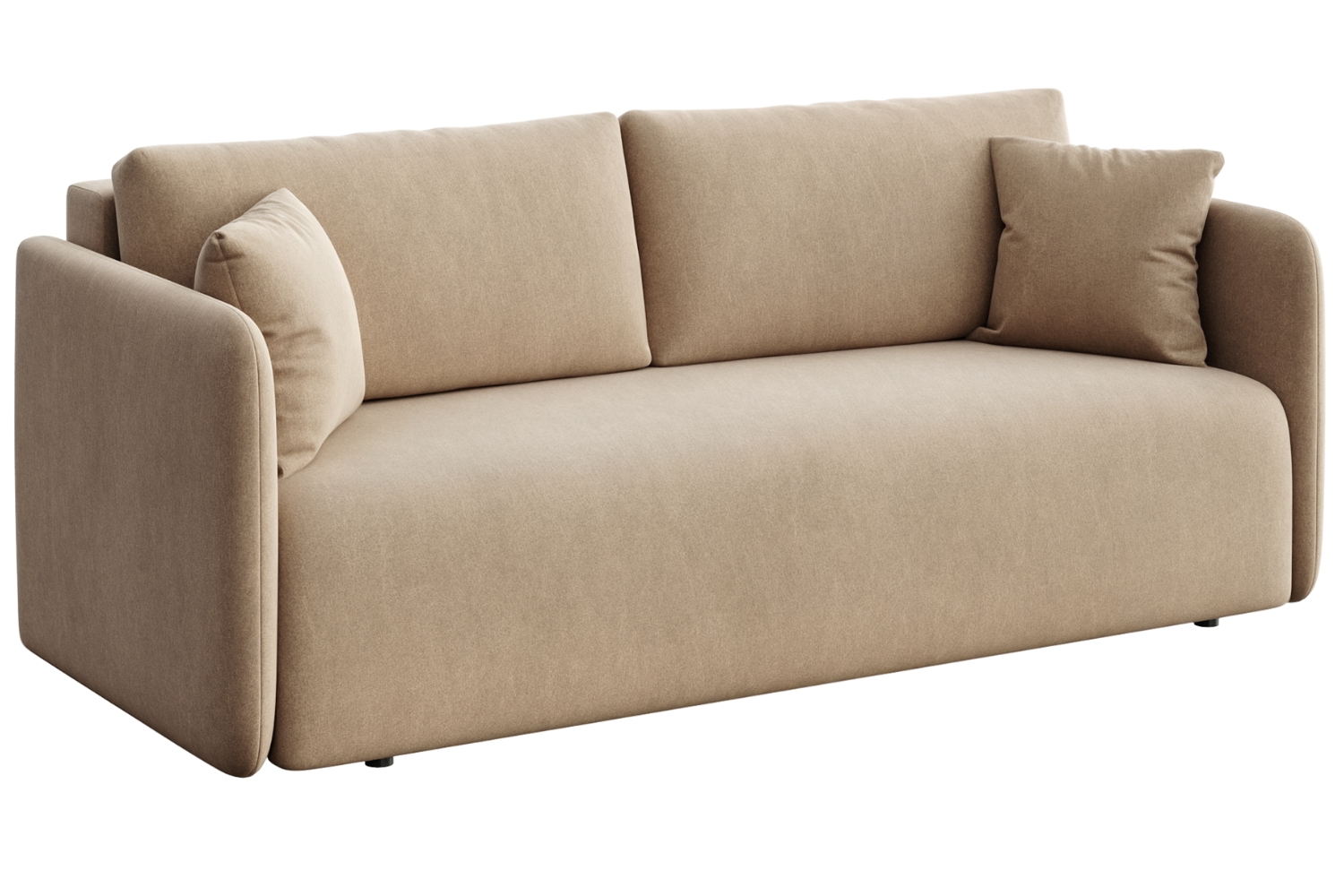 Rodier Světle hnědá rozkládací pohovka Chaum 220 cm Rodier