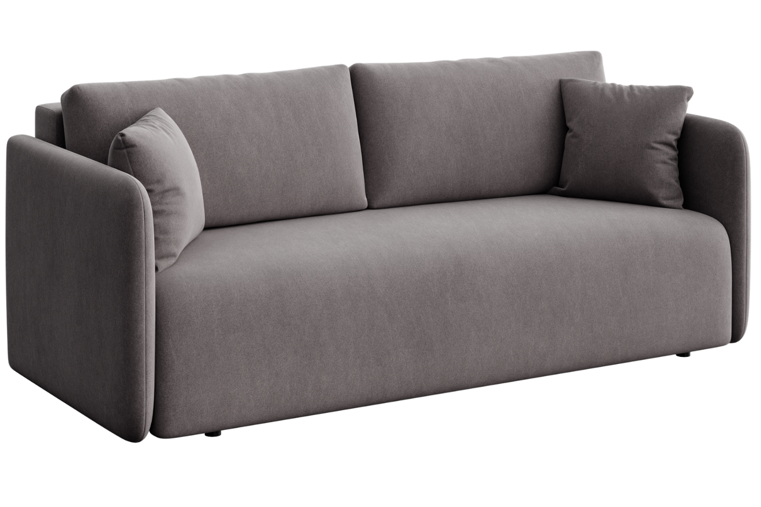 Rodier Šedá rozkládací pohovka Chaum 220 cm Rodier