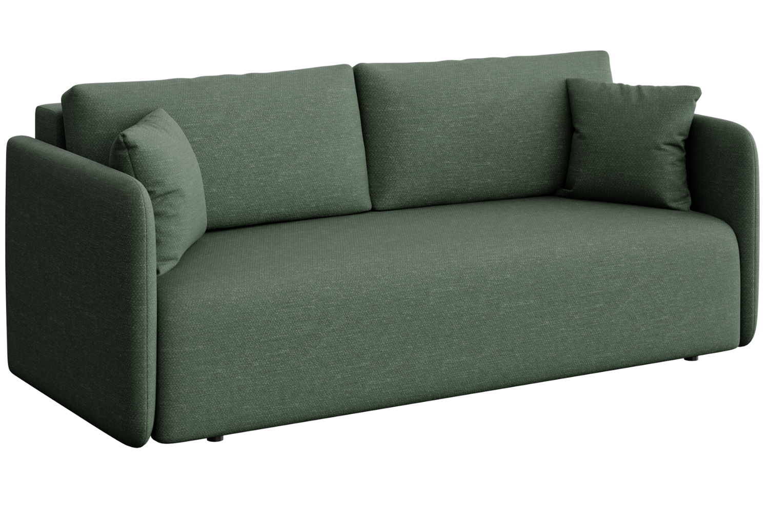 Rodier Zelená rozkládací pohovka Chaum 220 cm Rodier