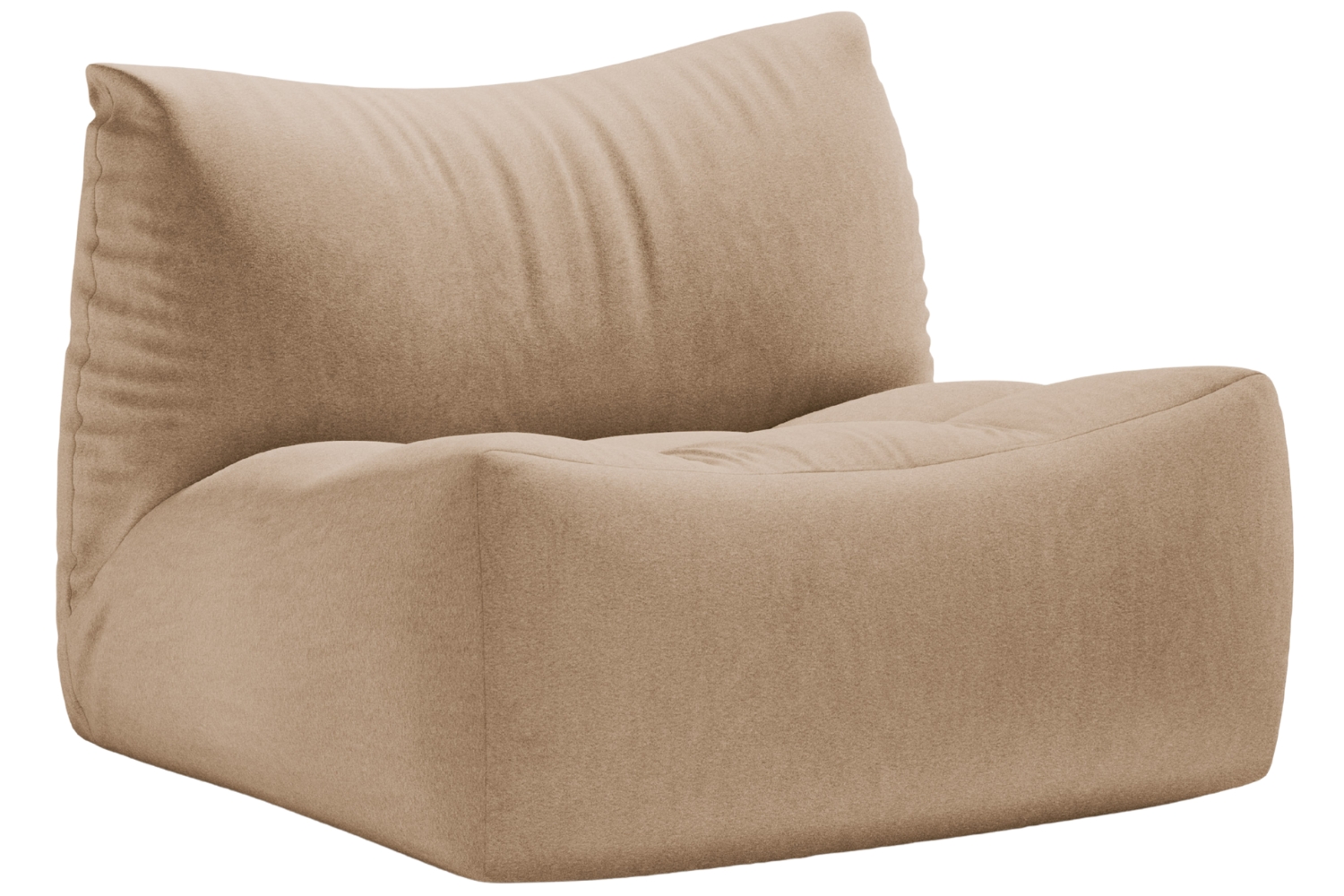 Micadoni Pískově hnědé sametové křeslo Tove Micadoni