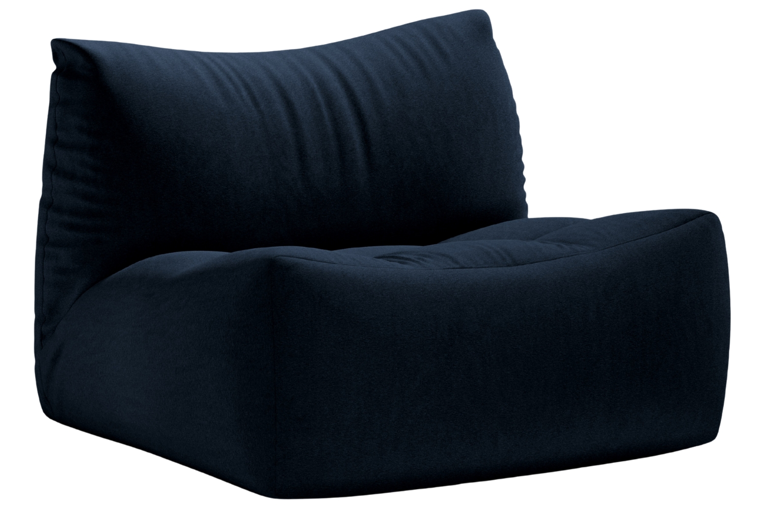 Micadoni Tmavě modré sametové křeslo Tove Micadoni