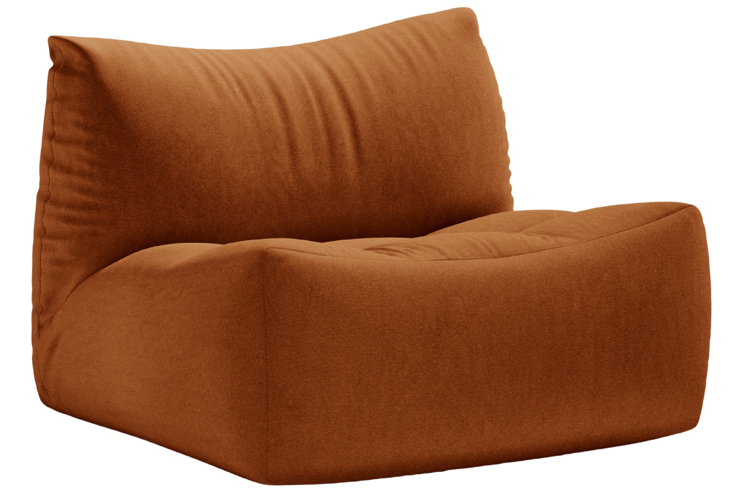 Micadoni Terakotově oranžové sametové křeslo Tove Micadoni