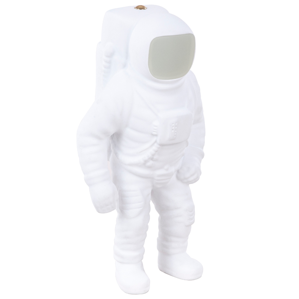 Seletti Bílá stolní LED lampa Cosmic Flashing Starman Seletti