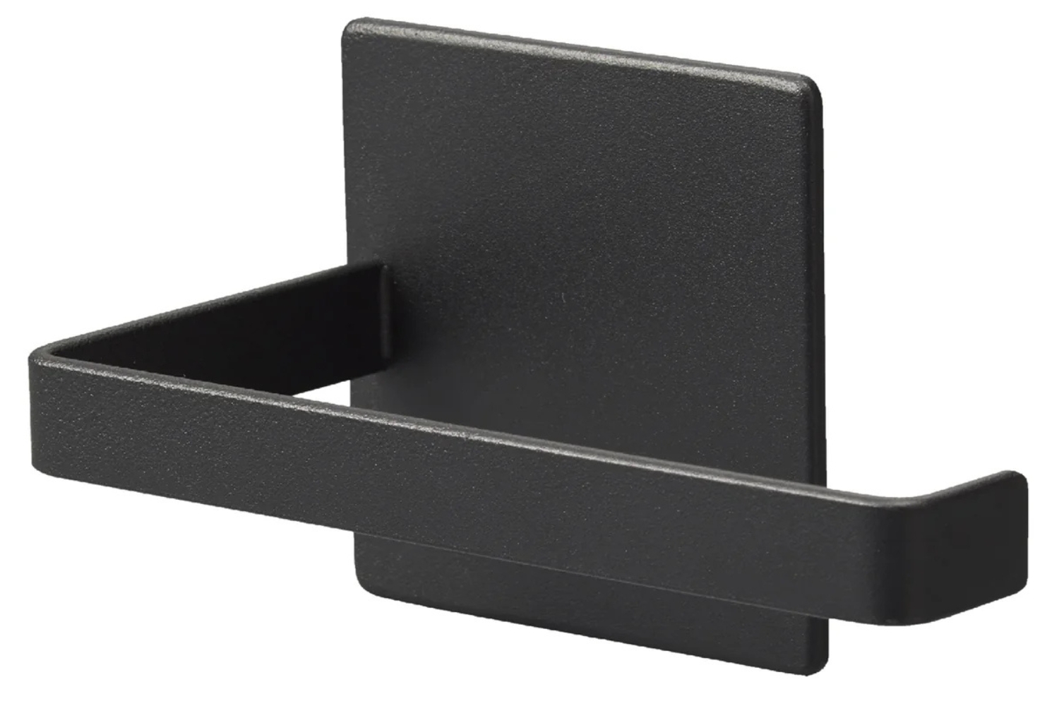 YAMAZAKI Černý kovový magnetický držák na toaletní papír Tower 14 cm YAMAZAKI