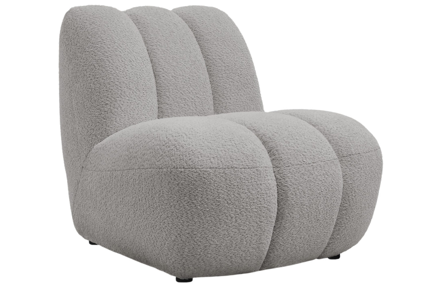 Bobochic Paris Světle šedé křeslo Janissaire Bobochic Paris