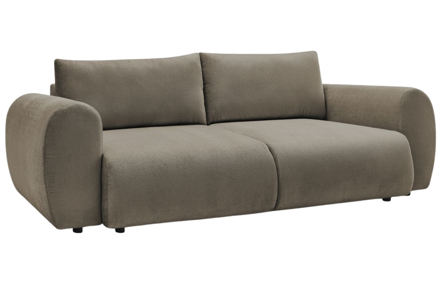 Bobochic Paris Hnědá rozkládací pohovka Lucien 257 cm Bobochic Paris