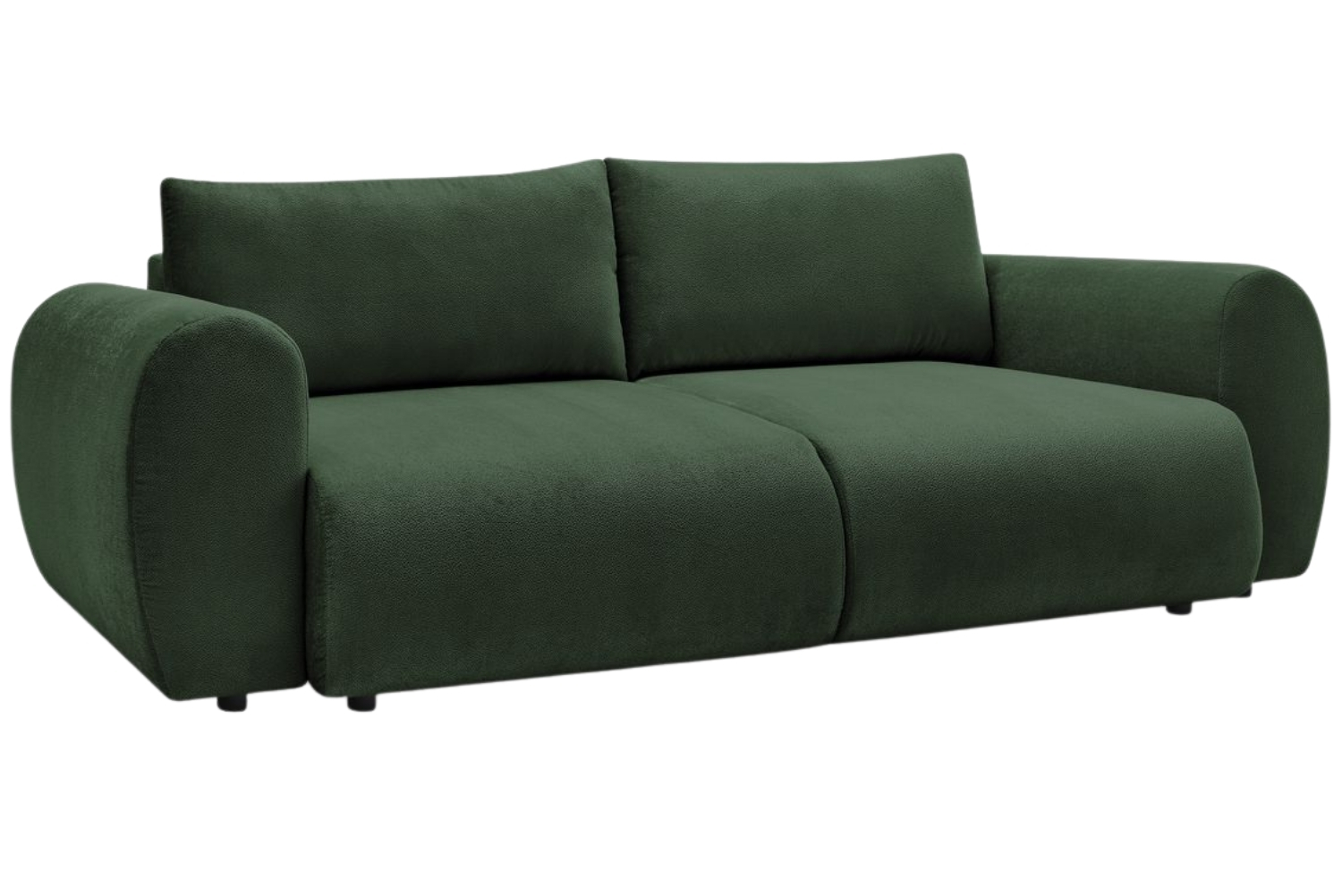 Bobochic Paris Zelená rozkládací pohovka Lucien 257 cm Bobochic Paris