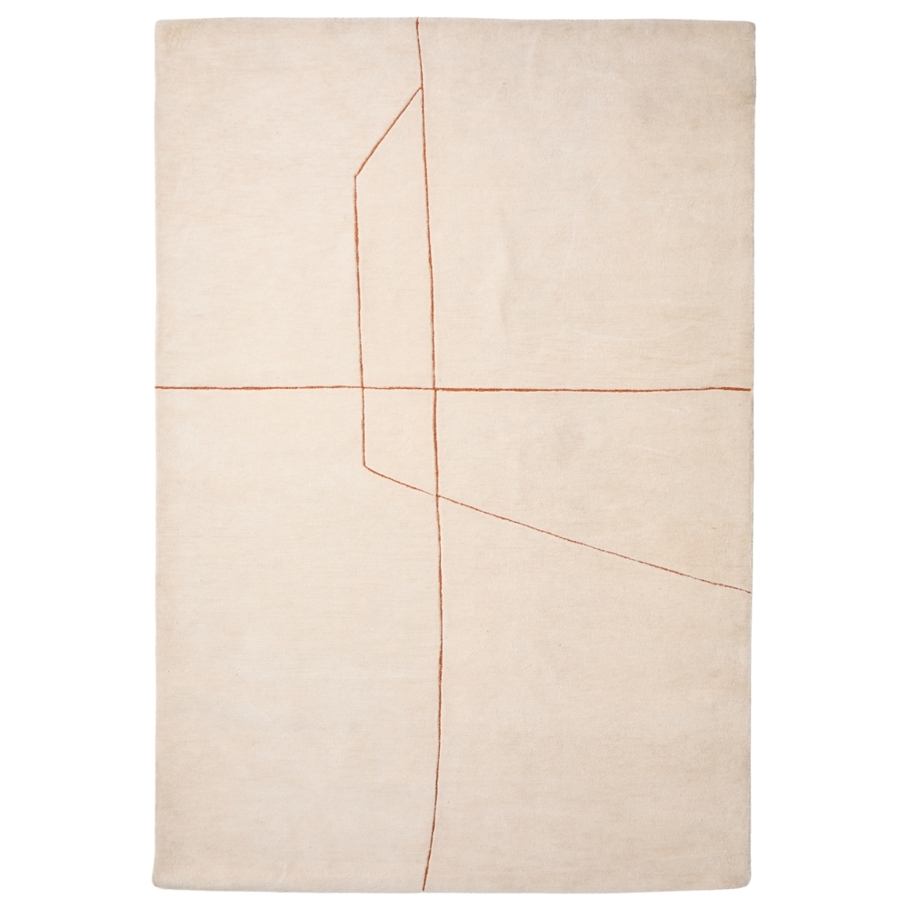 Kave Home Béžový koberec Delide 160 x 230 cm Kave Home