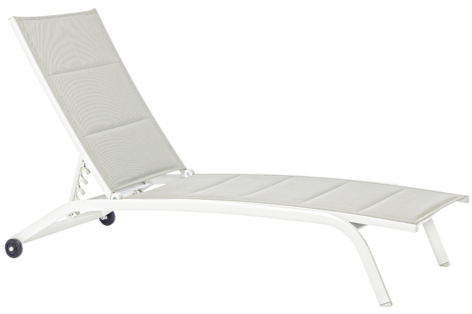 Bizzotto Bílé hliníkové zahradní lehátko Cleopas Bizzotto