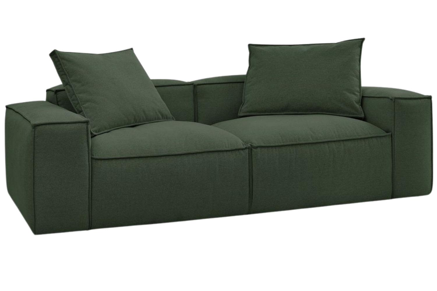 Bobochic Paris Zelená trojmístná pohovka Boheme 260 cm Bobochic Paris