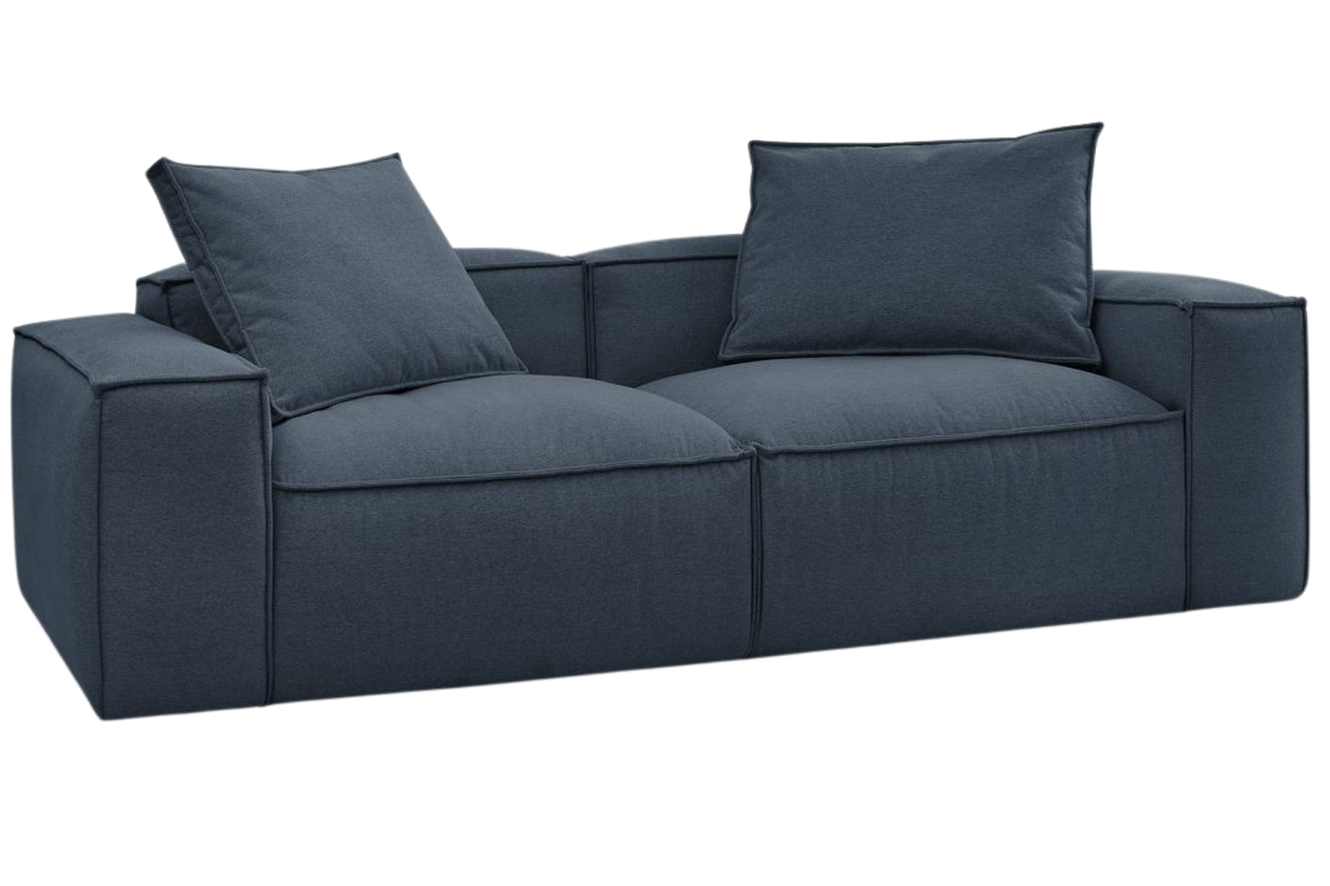 Bobochic Paris Tmavě modrá trojmístná pohovka Boheme 260 cm Bobochic Paris