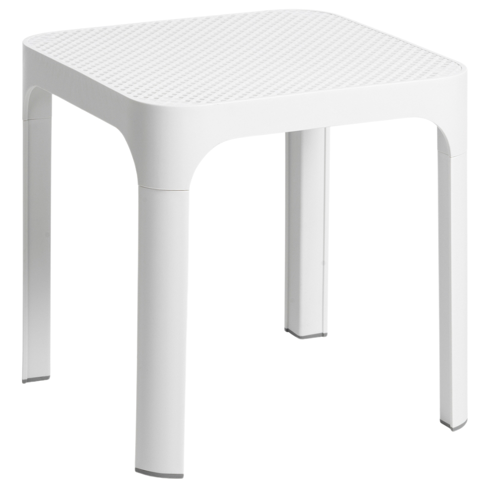 Nardi Bílý plastový zahradní stolek Net 40 x 40 cm Nardi