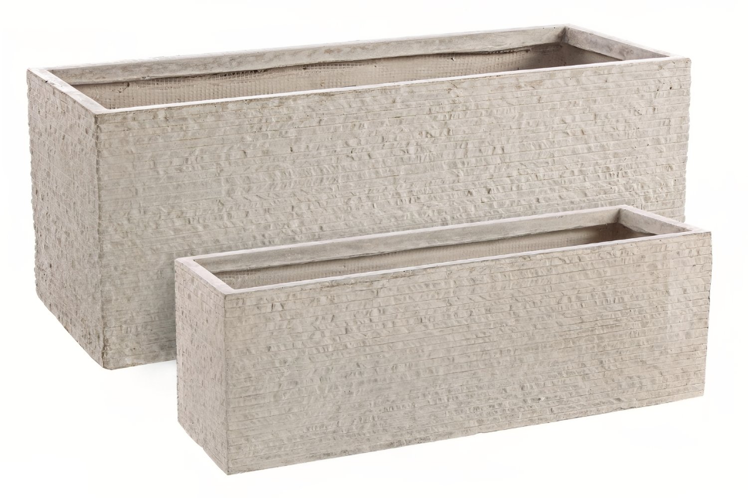 Bizzotto Set dvou zahradních květináčů Sendy 70x23/ 80x30 cm Bizzotto