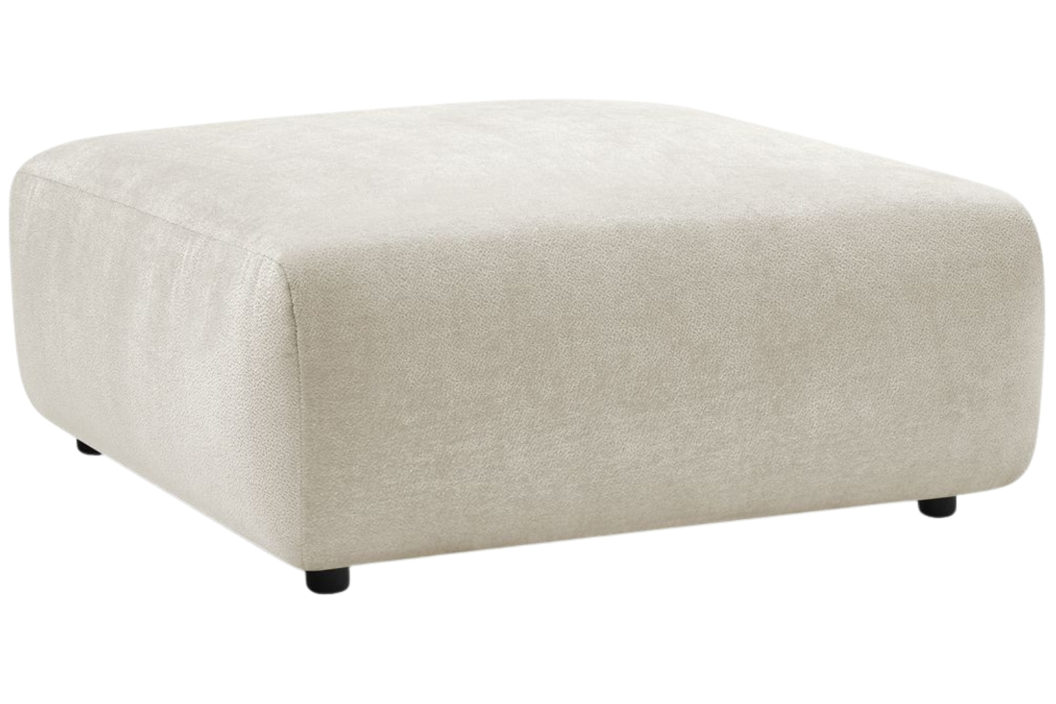 Bobochic Paris Béžová podnožka Lucien 108 x 108 cm Bobochic Paris