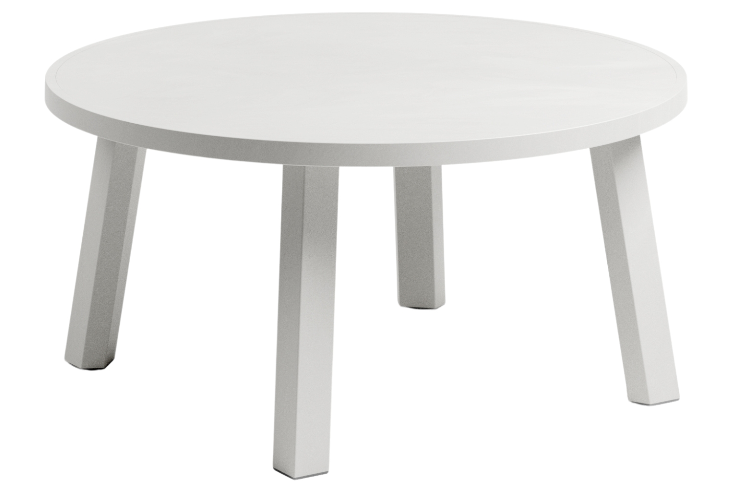 Nardi Bílý nízký zahradní stolek Maximo Tavolino 60 cm Nardi