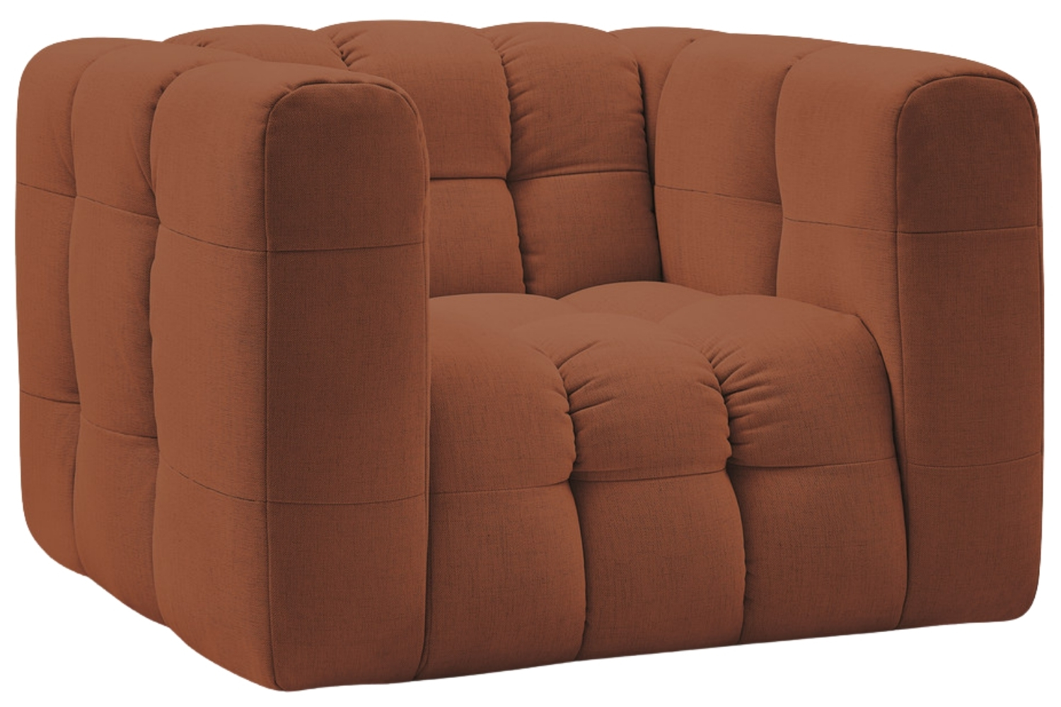 Bobochic Paris Terakotově oranžové křeslo Ulysse Bobochic Paris