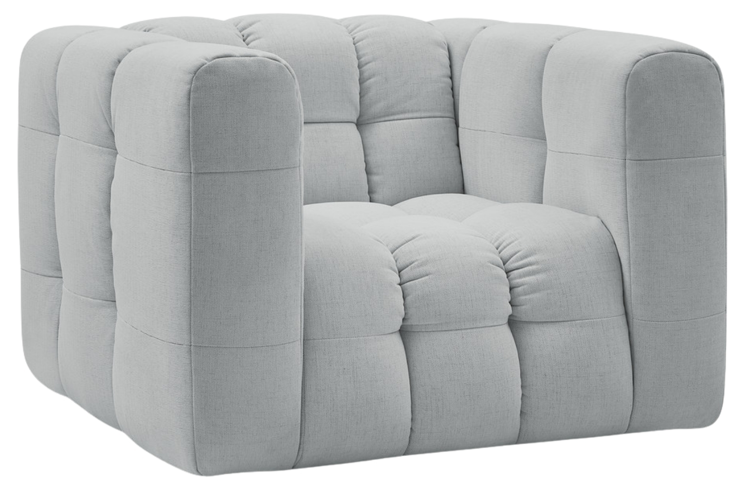 Bobochic Paris Světle šedé křeslo Ulysse Bobochic Paris