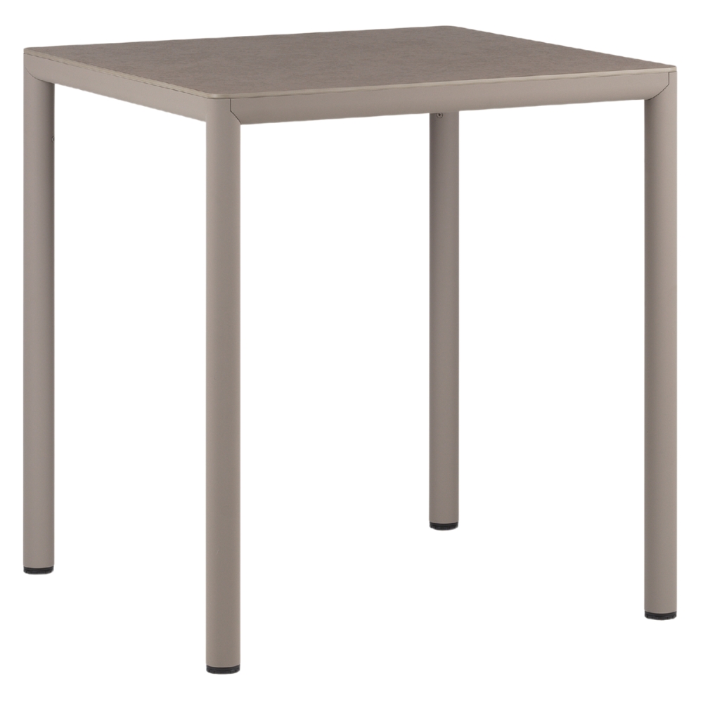 Nardi Béžovošedý zahradní stůl Piave 70 x 70 cm Nardi