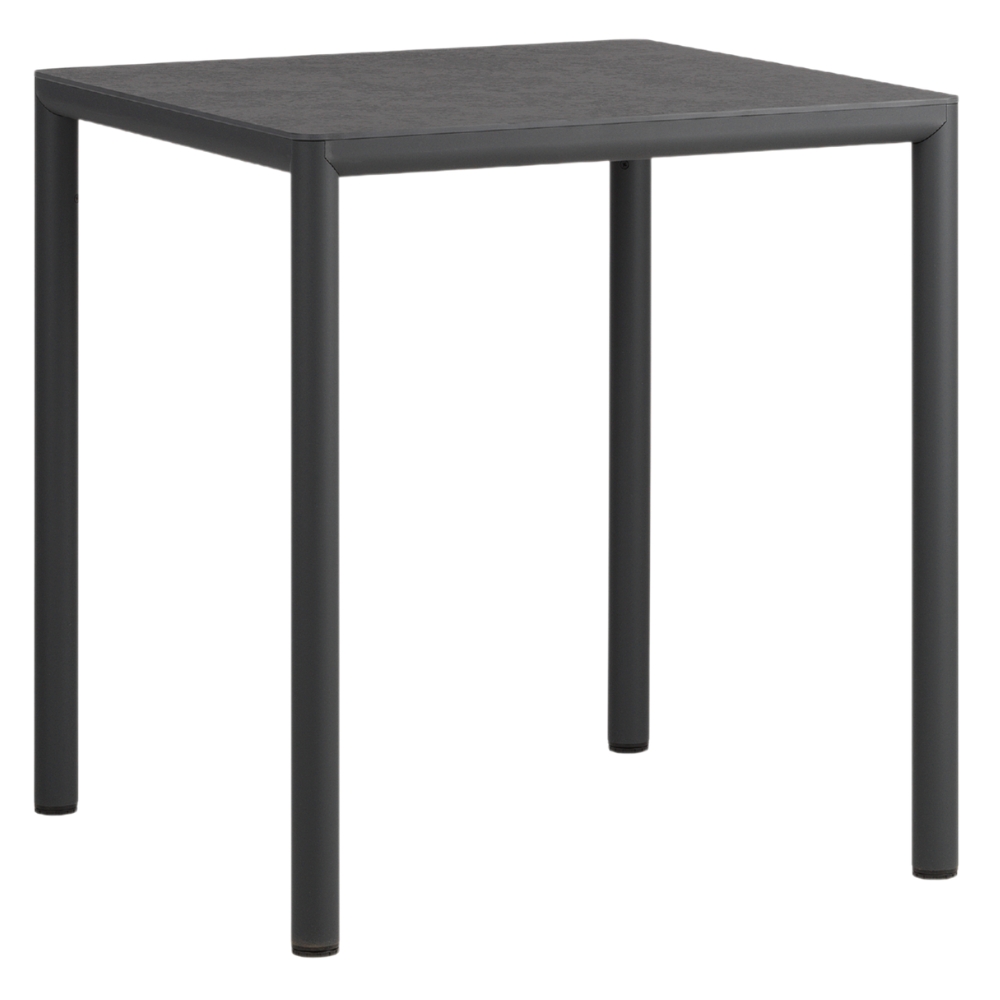 Nardi Tmavě šedý zahradní stůl Piave 70 x 70 cm Nardi