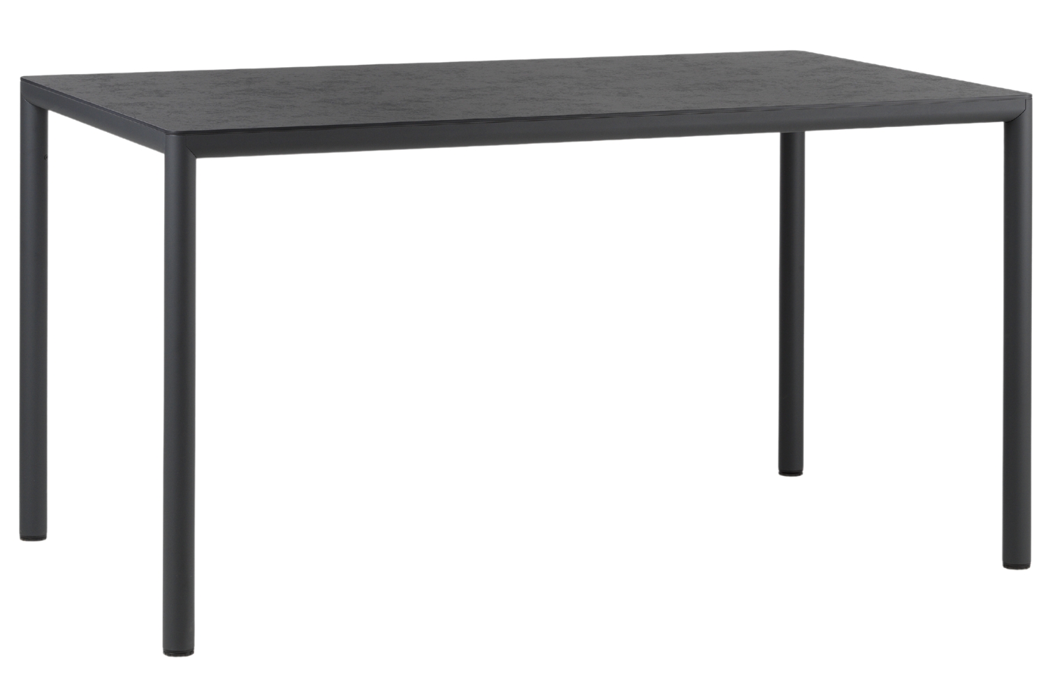 Nardi Tmavě šedý zahradní stůl Piave 140 x 80 cm Nardi